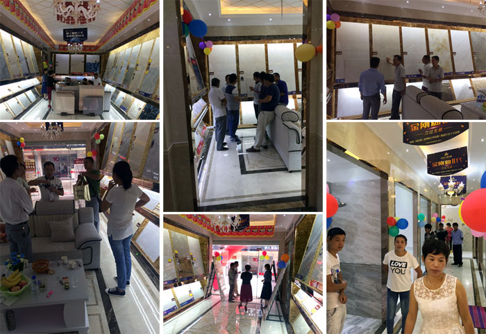 陶瓷一线品牌南宫娱乐瓷砖都昌店周年庆签简单直，，，，，喜报来袭